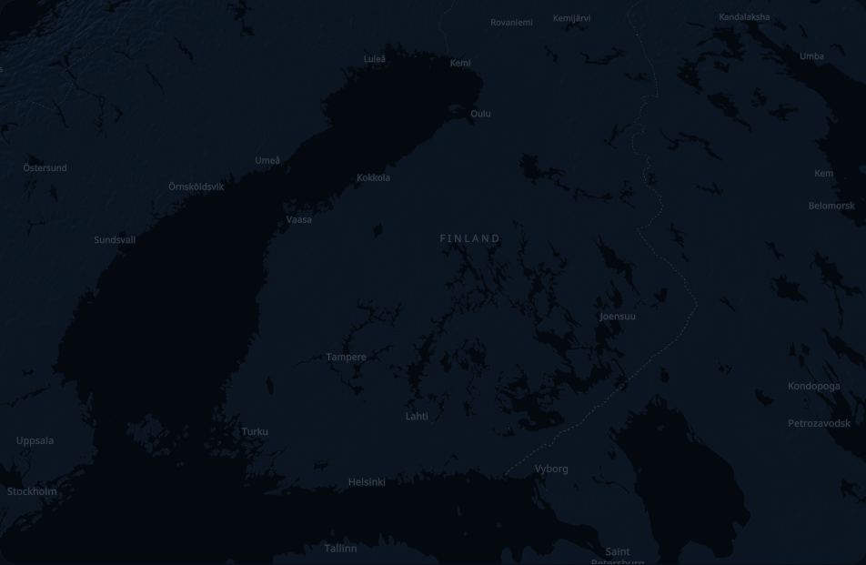 Map of Finland.