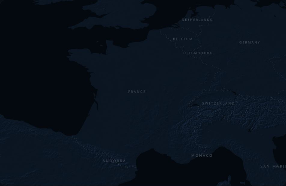 Map of France.