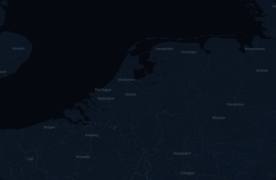 Map of The Netherlands.