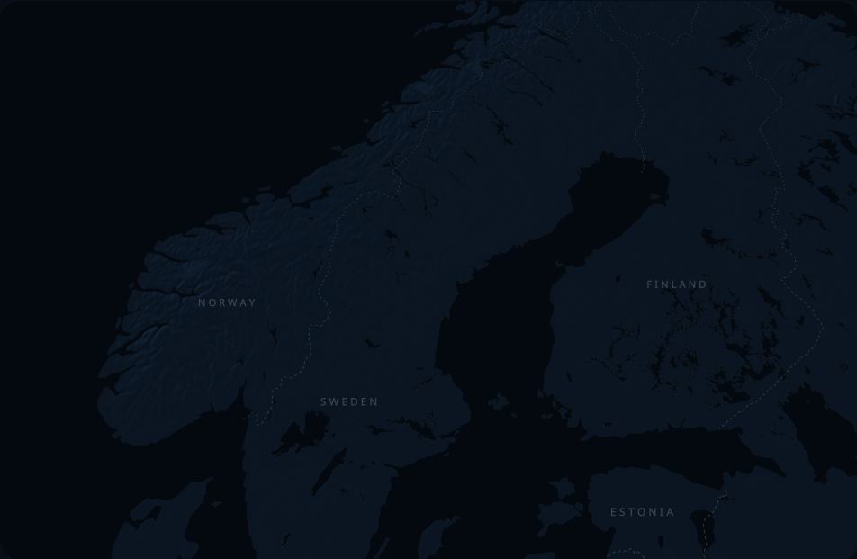 Map of Sweden.